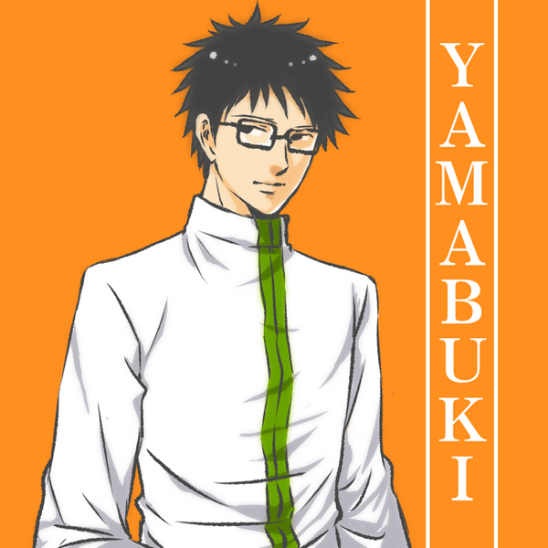 山吹中の制服を着た乾